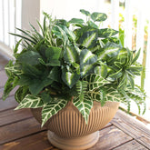 Hobyhoon outdoor artificial greenery in an eight-piece set for quick planter styling