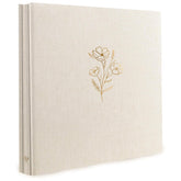Holoary photo album 4x6 beige linen cover shows durable, elegant design for long-lasting memories.