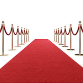 HOMBYS red carpet runner rolled out for a grand entry, offering a sturdy, non-slip surface.