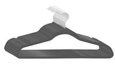 Home Expressions premium velvet hanger front view shows ultra-thin design that saves closet space.