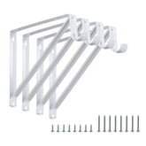 HOME MASTER HARDWARE heavy-duty closet rod bracket front view for sturdy storage.
