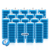HOMEBETTER 144-count refill pack for long-lasting bathroom cleaning