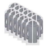 HomeClean garment bags set of 12 in 24x40 protects suits from dust and wrinkles