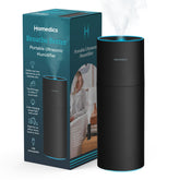 Homedics portable humidifier front view for small rooms delivering cool mist