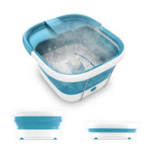 Homedics Smart Space Bubble Mate Foot Spa collapsible design for easy storage.
