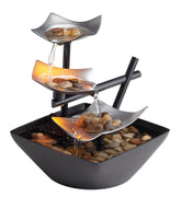 Homedics Tabletop Water Fountain β deep basin creates soothing sounds for relaxation