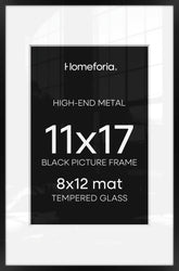 Homeforia 11x17 frame with matte black front for modern decor.