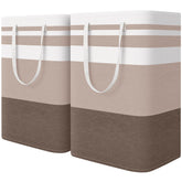 HomeHacks large laundry basket frame shows a sturdy freestanding design for upright organization.