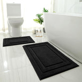 HOMEIDEAS bath rug set soft and absorbent for warm feet