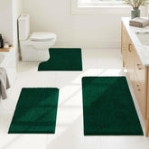 HOMEIDEAS small bath rug 17x24 for cozy bathroom warmth and quick drying.