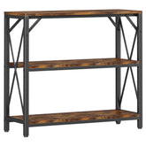 Homeiju console table front view showing a spacious surface for entryway essentials