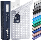 Homerella bathtub mat with 250+ suction cups for secure grip.