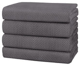 HOMEXCEL bath towels folded to show large 30x60 size for full body drying.