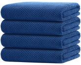 HOMEXCEL blue bath towel 30x60 for quick-dry post-shower comfort.