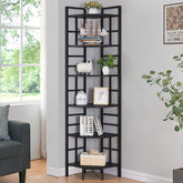 HOMISSUE corner shelf assembly diagram showing step-by-step setup for a clean corner fit