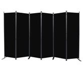 HOMSCREENER 6ft room divider with steel frame for stable space separation.