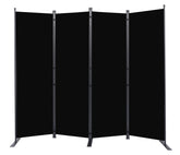 HOMSCREENER room divider front view shows a sturdy 6ft frame for easy space separation.