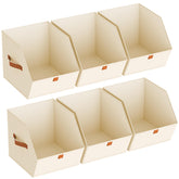 Homsorout fabric closet cubes with front-open design for quick item visibility and access