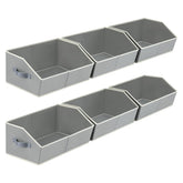 Homsorout large storage bin front view for easy access to clothes and towels