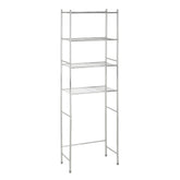 Honey-Can-Do 4-Tier over-the-toilet shelf front view showing compact storage.