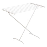 Honey-Can-Do collapsible drying rack front view with sturdy X-frame for daily laundry