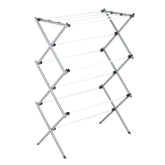 Honey-Can-Do deluxe metal drying rack front view for indoor air-drying