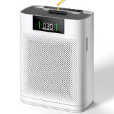 Honeyuan air purifier front view showing broad coverage for large rooms