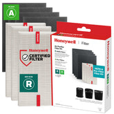 Honeywell filter kit for HPA series showing main components.