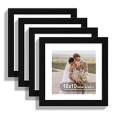 Hongkee 10x10 frame set of 4 front view for wall or table display.