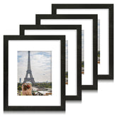 Hongkee 11x14 frame with rustic wood and glass for a timeless display.