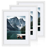 Hongkee 11x14 frame with mat holds an 8x10 photo for wall display.