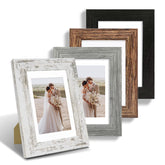 Hongkee 5x7 frame set with real glass for clear wall display