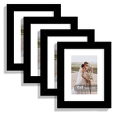 Hongkee 6x8 frame with real glass offers crystal-clear photo viewing