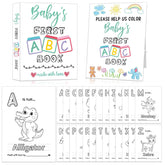 Hongpar Baby's First ABC Book cover with bright artwork, a lasting keepsake for baby showers.