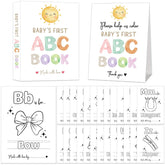 Hongpar Sunshine ABC baby shower book cover, ideal keepsake design.
