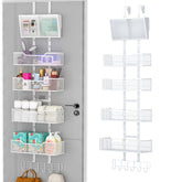 Hongtamoya over-the-door organizer keeps cosmetics visible and within easy reach.