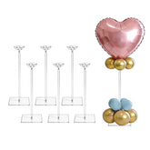 HONTUU clear acrylic balloon stand base provides stable tabletop centerpieces.