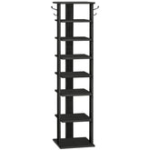 HOOBRO 8-tier vertical shoe rack front view showing compact entryway storage