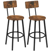 HOOBRO bar stool with round back for ergonomic comfort at the island.