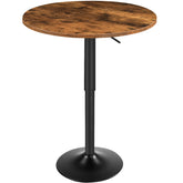 HOOBRO bar table round top for contemporary dining in small spaces.