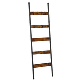 HOOBRO Blanket Ladder wall-leaning design showcases space-saving style for living rooms.