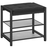 HOOBRO small shoe bench seat with PU leather for comfortable seating while changing shoes.