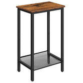 HOOBRO tall side table at 28.1 inch height ideal beside a tall bed
