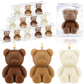 Hoolerry bear candle sitting design enhances baby showers with charm.