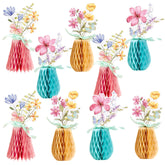 Hopecore Wildflowers centerpiece assembly enhances elegant party tables