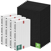 Horserdy HPA200 replacement filters set improves air quality in Honeywell purifiers.