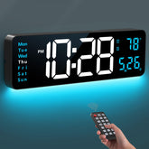 Hournor digital wall clock with 16.2-inch display for easy reading from anywhere in the room