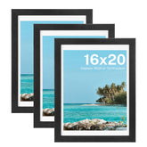 HOUSE DAY 16x20 poster frame showcases premium MDF wood texture.
