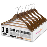 House Day 19-inch extra-wide hanger with broad shoulders for suits