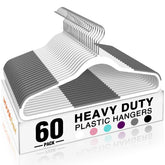 House Day heavy duty hanger with 360-degree hook holds coats securely.